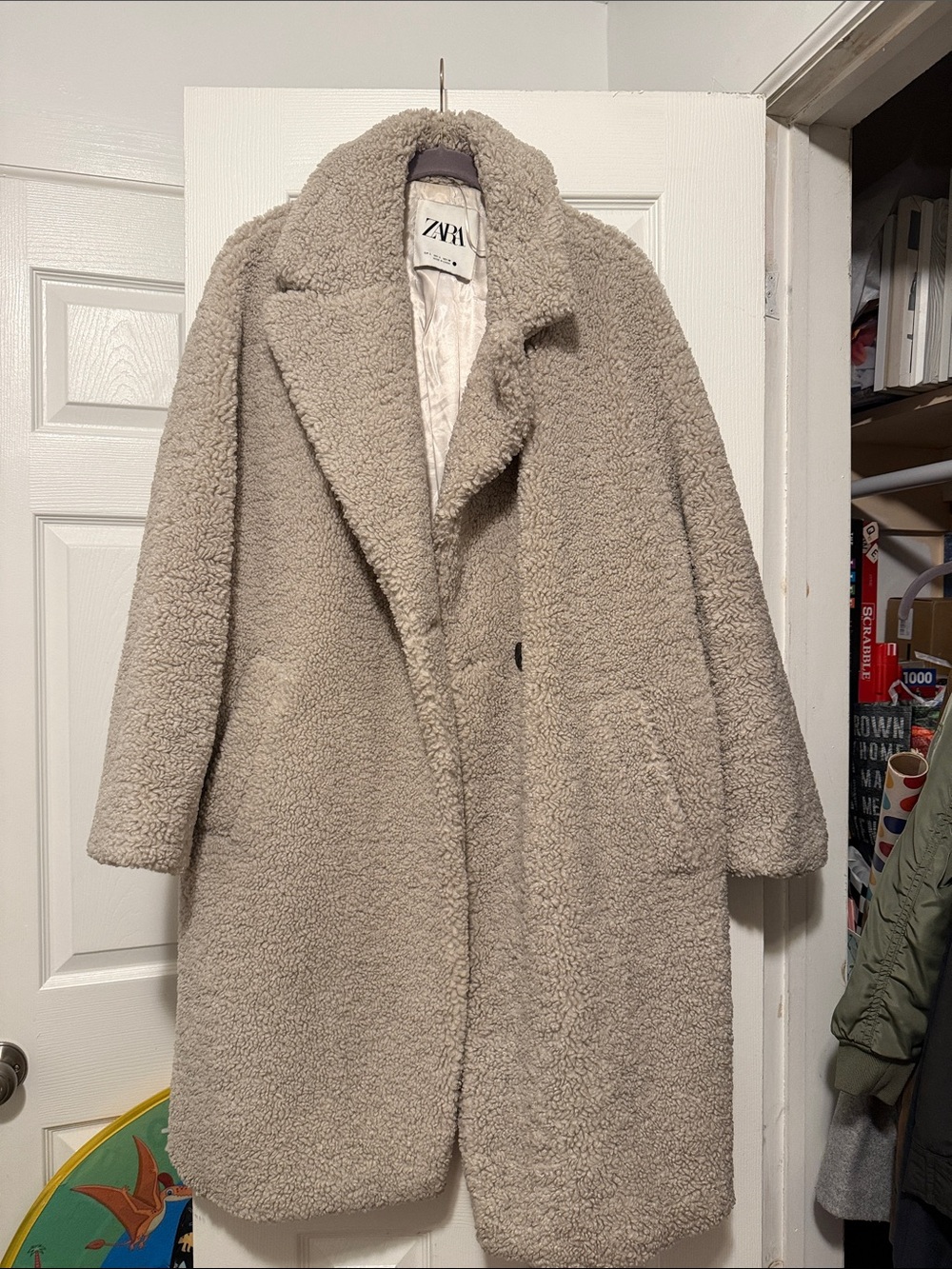 Zara Teddy Coat size L